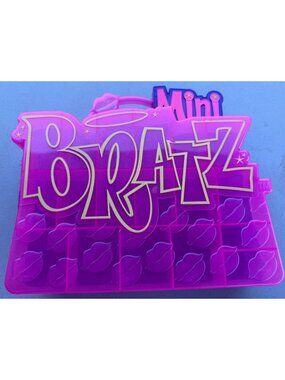 MGA Entertainment Purple & Pink Mini Bratz Doll Collector's Case 11" Tall
